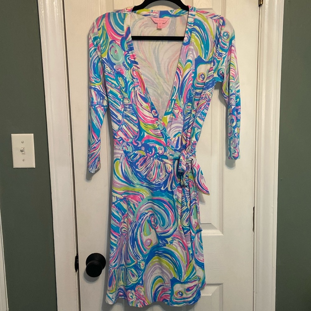 EUC Lilly Pulitzer Jessalynne Wrap Dress XS